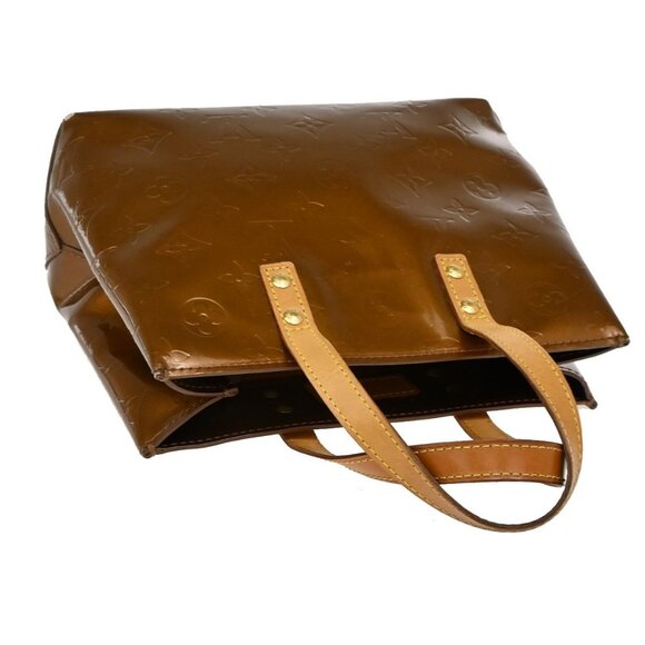 LOUIS VUITTON Read PM Hand Bag Monogram Vernis Patent Bronze M91146 69EF581 - Picture 6 of 14